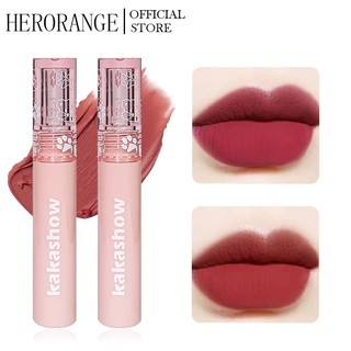 Son Kem 3D HERORANGE®Kakashow Tông Nhung Lì Trang Điểm Làm Đẹp Môi