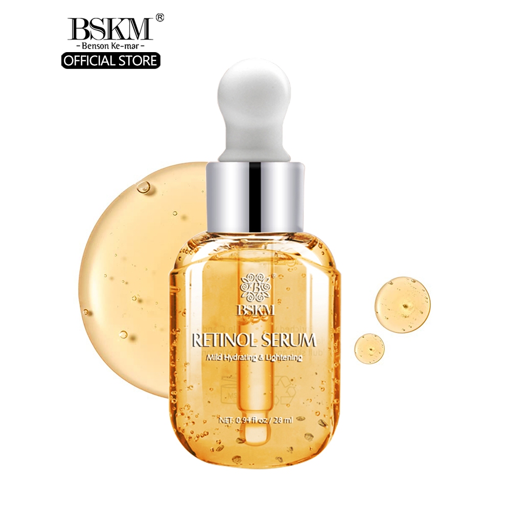 BSKM Serum Retinol Niacinamide Hyaluronic Acid Chống Lão Hóa Dưỡng Trắng Xóa Nếp Nhăn Làm Săn Chắc Da Mặt 28ml