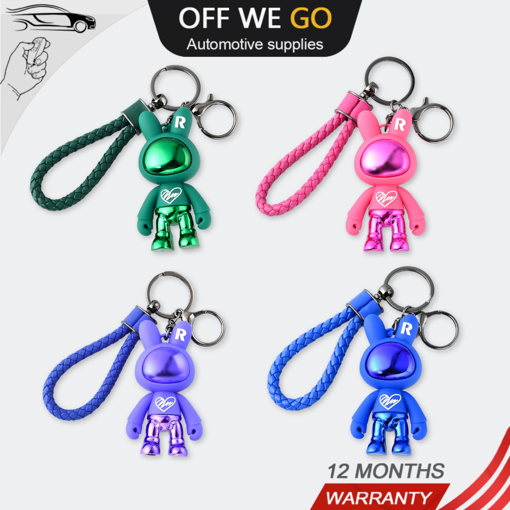 Móc Khóa Hình Thỏ Hoạt Hình Sáng Tạo Cho Nam Và Nữ