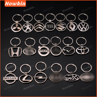 Móc Khóa Hình Logo Xe Hơi 3D Bằng Thép Không Gỉ