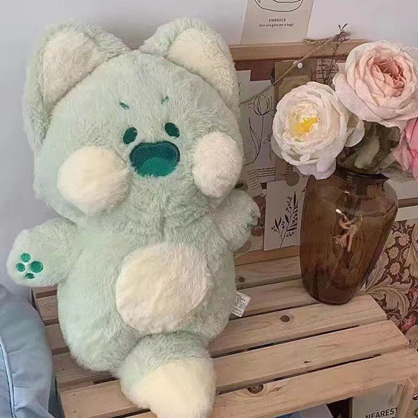 Mèo Dễ Thương 40CM Mềm Mại Sang Trọng Đồ Chơi Búp Bê Quà Tặng Sinh Nhật Trẻ Em