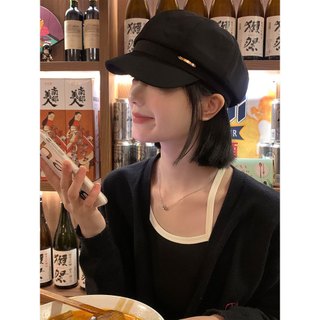 Đen Mũ beret Thời Trang Thu Đông Cho Nữ oct