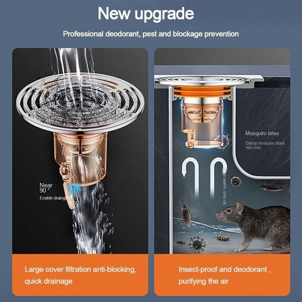 Nắp Nam Châm Đậy Cống Thoát Nước Sàn Nhà Tắm / toilet Chống Mùi Hôi Chống Mùi Hôi