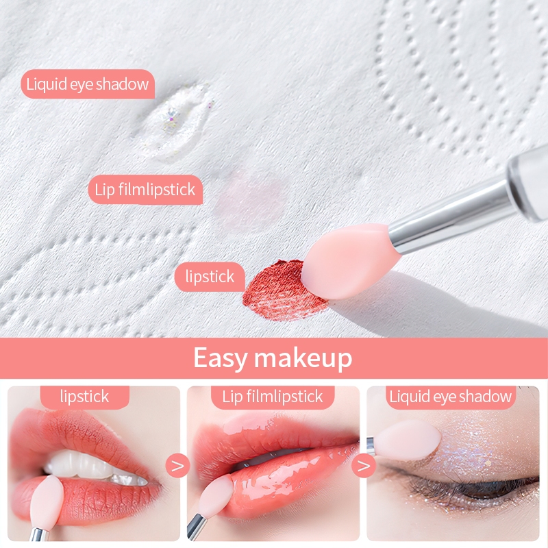 Cọ Tô Son Môi Bằng silicone Chống Bụi Đa Năng