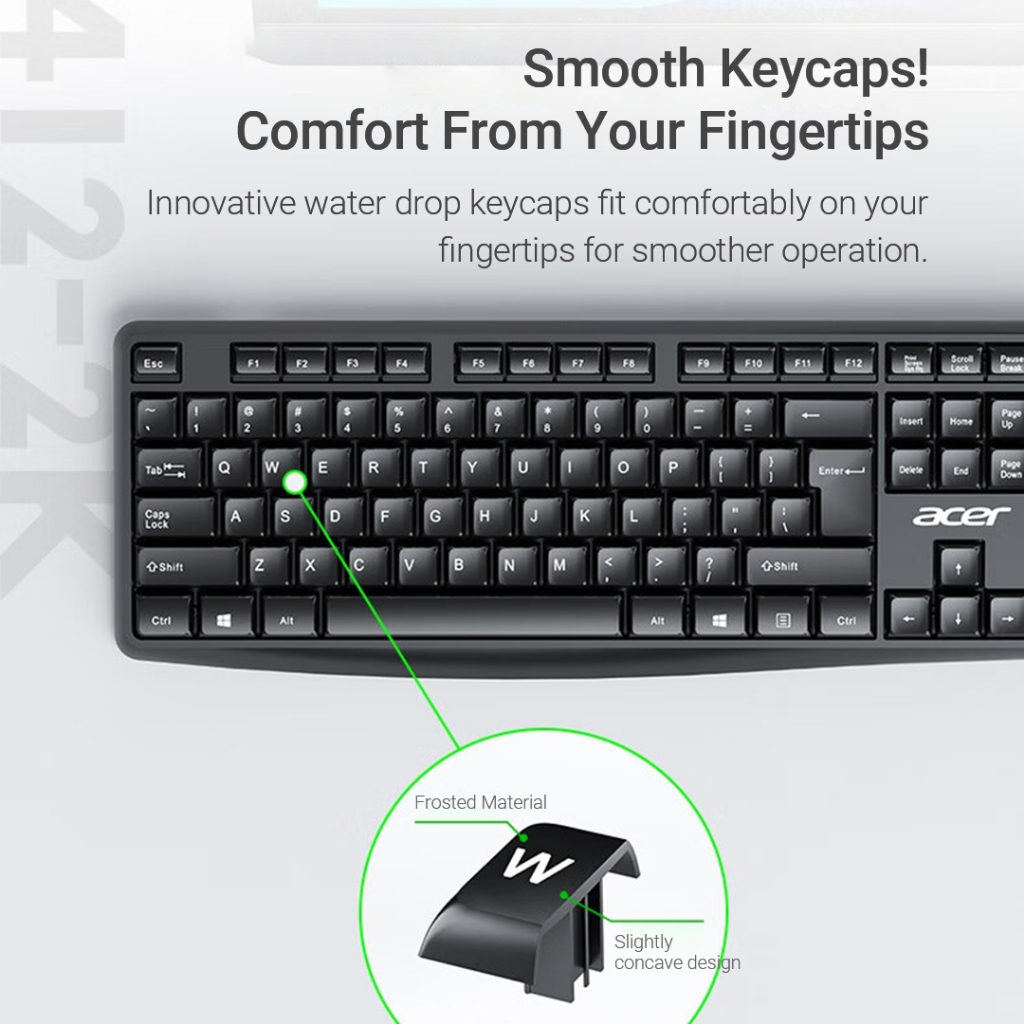 ACER Xiaomi Bộ Bàn Phím Và Chuột bluetooth Không Dây lk41-2k dpi 2.4g