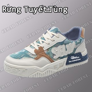 SHANMUSENLIN  Giày Thể Thao Đế Dày Chống Trượt Thoáng Khí Phong Cách Trung Hoa Cho NamGiày nam Thể thao Thư giãn Thời trang