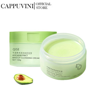 Sáp tẩy trang CAPPUVINI® Qise chiết xuất bơ thiên nhiên dưỡng ẩm làm sạch cho mọi loại da