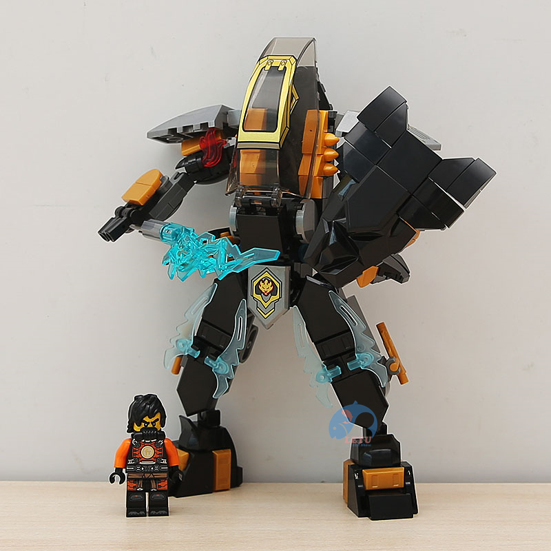 Leyu moc ninjago mech Bộ Đồ Chơi Lắp Ráp Mô Hình robot lloyd Hành Động Cho Bé Trai