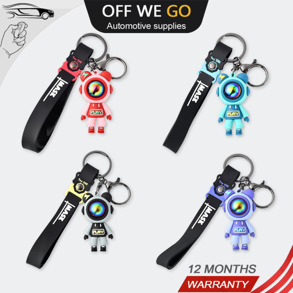 Hoạt Hình Móc Khóa Hình Gấu Bông Đáng Yêu