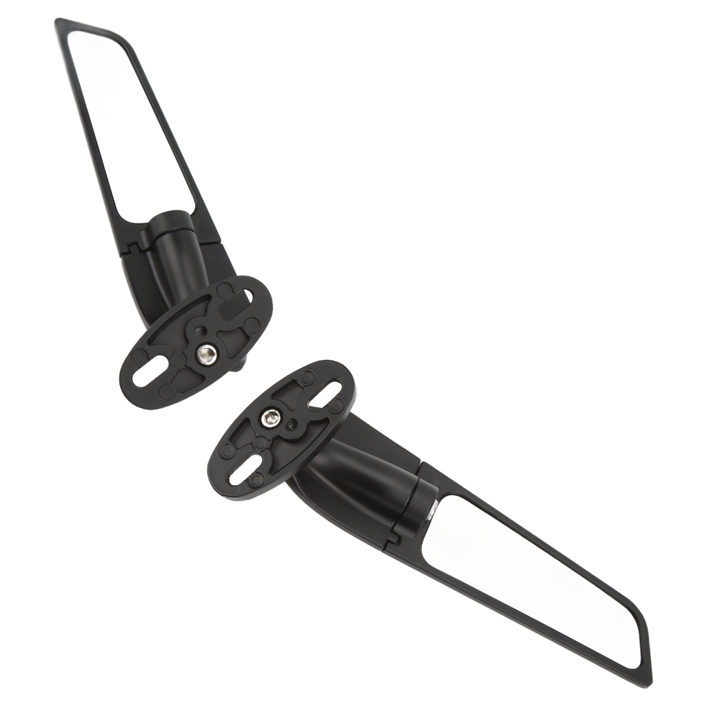 Có thể bán buôn 2 cái Gương chiếu hậu Xe máy Có thể Điều chỉnh Cánh gió Xoay Thay thế cho Ninja 250 300 H2 H4 Vermont055 Hàng giao ngay