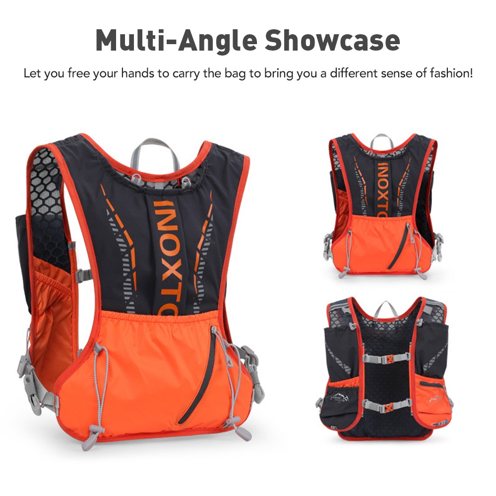 Balo đạp xe thể thao NEWBOLER 5l chống thấm nước thoáng khí có túi đựng nước 2l