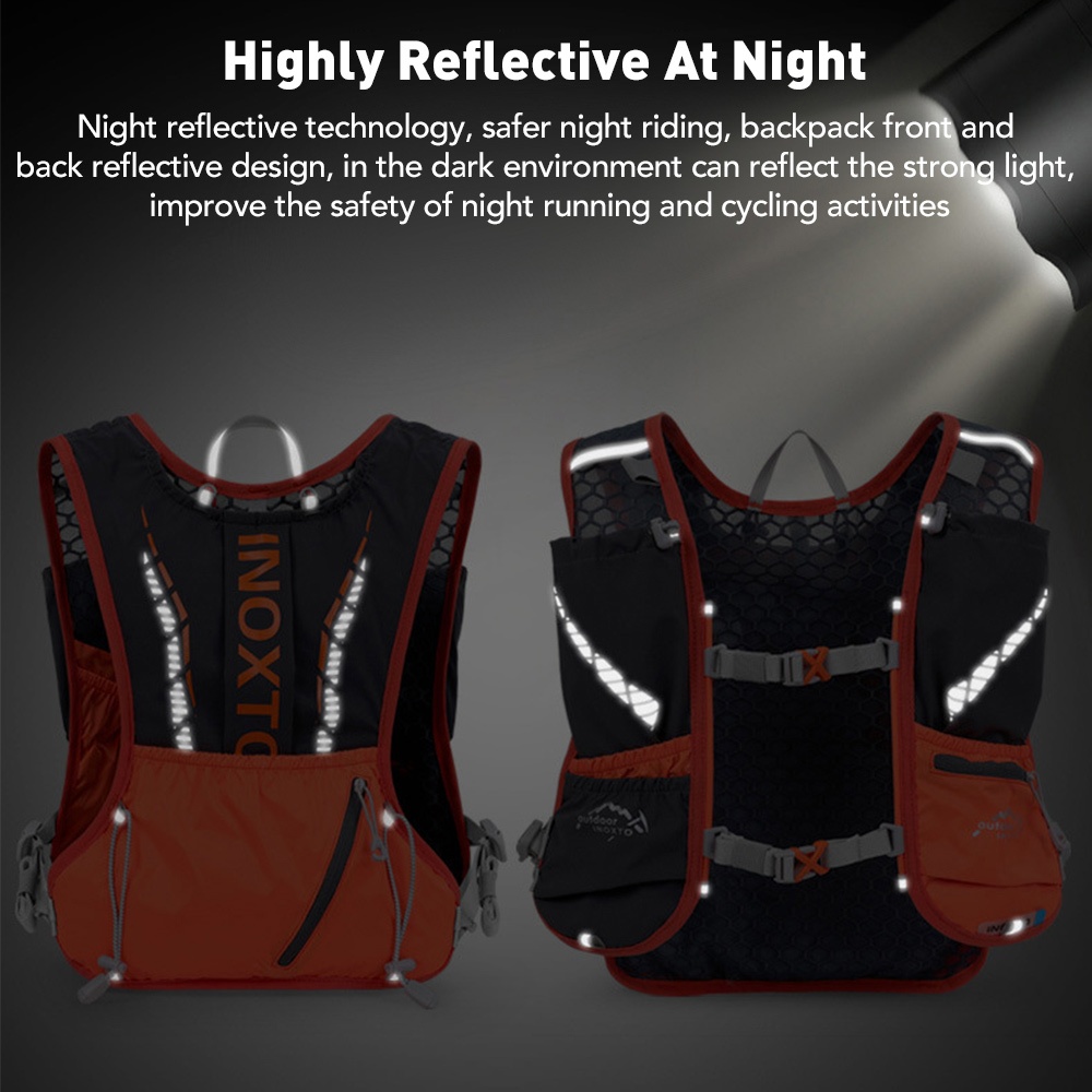 Balo đạp xe thể thao NEWBOLER 5l chống thấm nước thoáng khí có túi đựng nước 2l