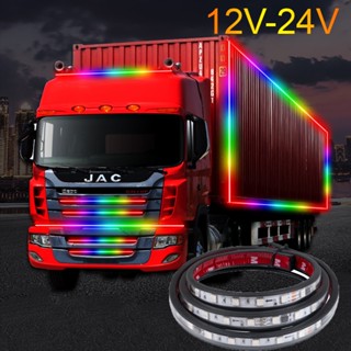 Dây Đèn led drl 12v-24v 1m / 1.2m / 1.5m / 1.8m / 2m / 2.4m Cảnh Báo Cho Xe Tải