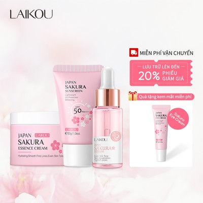 Laikou Kem Chống Nắng spf50 Dưỡng Ẩm Làm Sáng Da Tiện Dụng