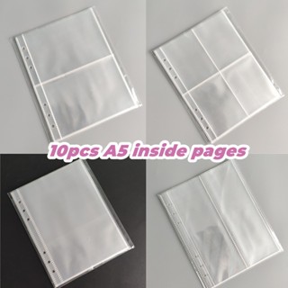 Album Đóng Gáy Khổ A5 10 Trang 2 / 4 /8 Ngăn Dùng Đựng Thẻ Hình Lomo / Sưu Tập Tiền Xu