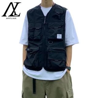  Mùa Thu 2024  Phong Cách Thời Trang Áo Vest Cổ Chữ V Rời Thường Ngày Đa Năng Nam Không Tay Tank Top Màu Trơn Đơn Giản Đa Năng Cặp Đôi Áo Khoác Chức Năng Thời Trang Thanh Niên Dây Kéo Thiết Kế Hàng Đầu Dành Cho Nam 