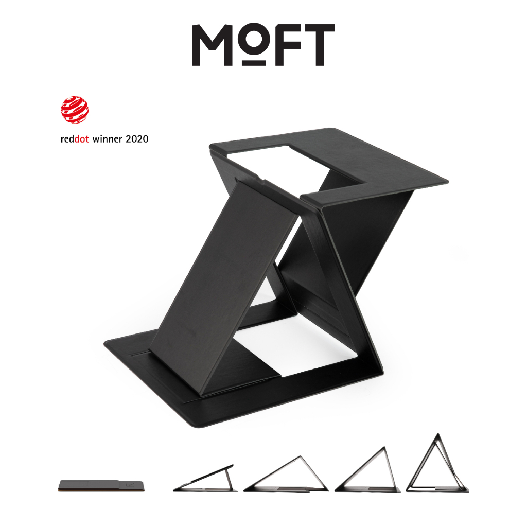 Moft Z 5-In-1 Sit-Stand Laptop Desk Invisible And Portable Stand Giá Đỡ Máy Tính Xách Tay Hình Chữ z Gấp Gọn Tiện Lợi 5 Trong 1 ms015