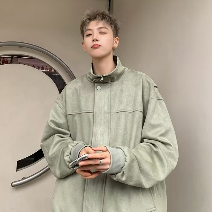 2023 New fashion áo khoác tay dài dáng rộng màu sắc đơn giản thoải mái thời trang trẻ trung bigsize phong cách sành diệu thời trang