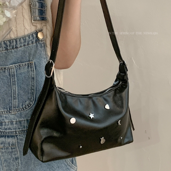 QIANLUO túi xách nữ túi đeo chéo 2023NEW Cute Vintage Giá rẻ ULZZANG L91TF88 42Z231021