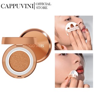  CAPPUVINI Phấn nước cushion GOGOTALES Moist Air GT171 dưỡng ẩm kèm lõi thay thế và bông trang điểm GOGO TALES 