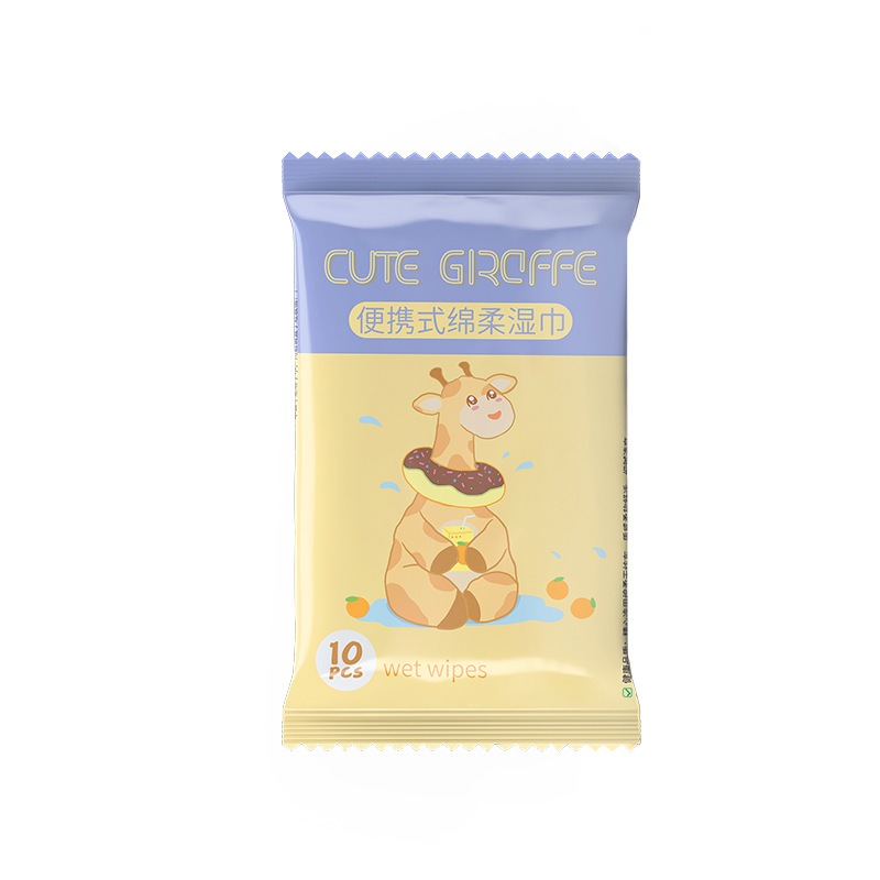 Set 10 Khăn Ướt Lau Chùi Vệ Sinh Và Vệ Sinh Cho Bé Mỗi Gói Ngẫu Nhiên