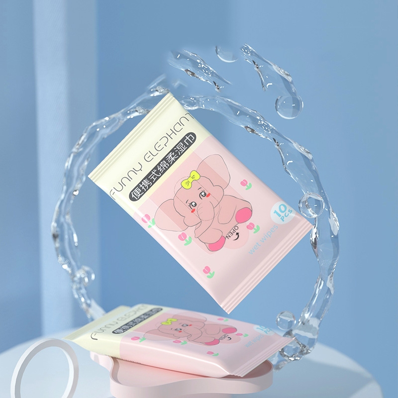 Set 10 Khăn Ướt Lau Chùi Vệ Sinh Và Vệ Sinh Cho Bé Mỗi Gói Ngẫu Nhiên