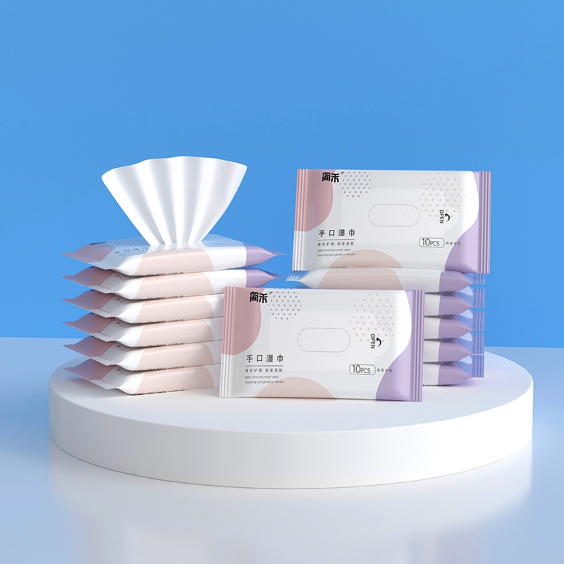 Set 10 Khăn Ướt Lau Chùi Vệ Sinh Và Vệ Sinh Cho Bé Mỗi Gói Ngẫu Nhiên