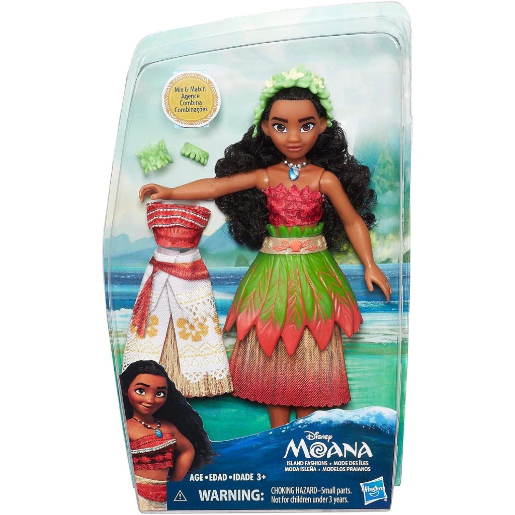 Disney Princess Moana Island Fashions Doll Disney Mô Hình Búp Bê Công Chúa moana Xinh Xắn