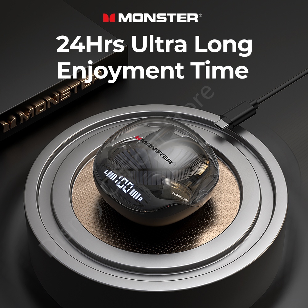 Monster Set Tai Nghe Nhét Tai Không Dây bluetooth Âm Trầm 202 tws