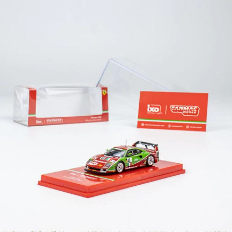 TARMAC WORKS Tarmac Mô Hình Xe Hơi ferrari f40 24h of le mans 1995 Bằng Hợp Kim Tỉ Lệ 1: 64