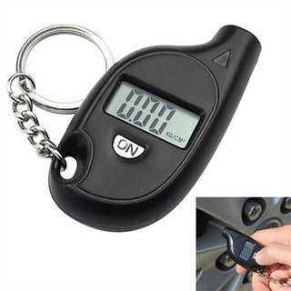 Đồng Hồ Đo Áp Suất Lốp Xe Kỹ Thuật Số lcd 5-100Psi Có Móc Khóa Nhỏ Gọn