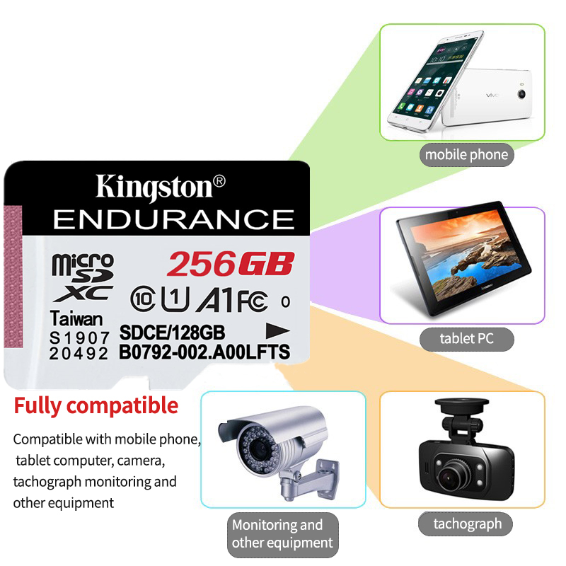 Thẻ Nhớ Micro Sdhc kingston 4gb / 64gb / 128gb / 512gb / 95r / 30w class 10 Micro Sdhc