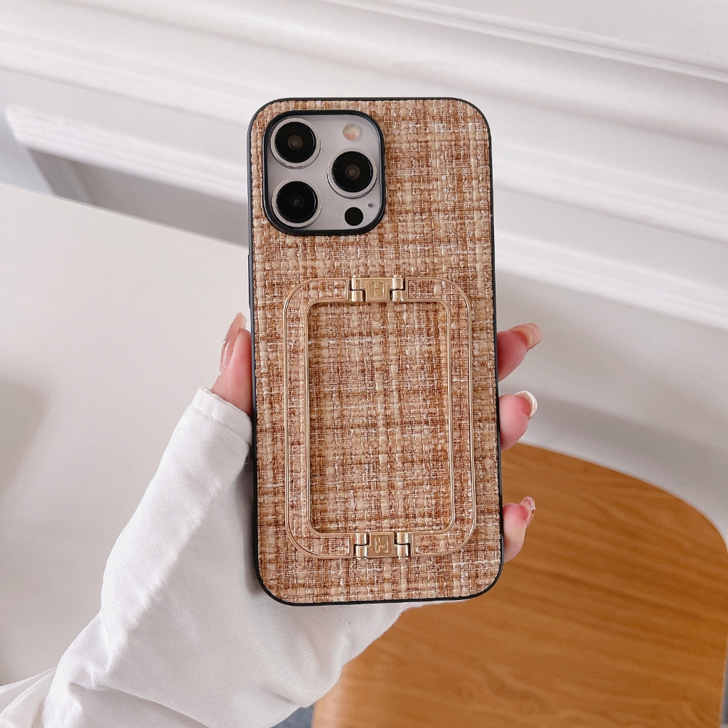 Ốp Điện Thoại Họa Tiết Hoa Trà vintage Kèm Giá Đỡ Cho iphone 14 plus 12 pro max iphone14 iphone12