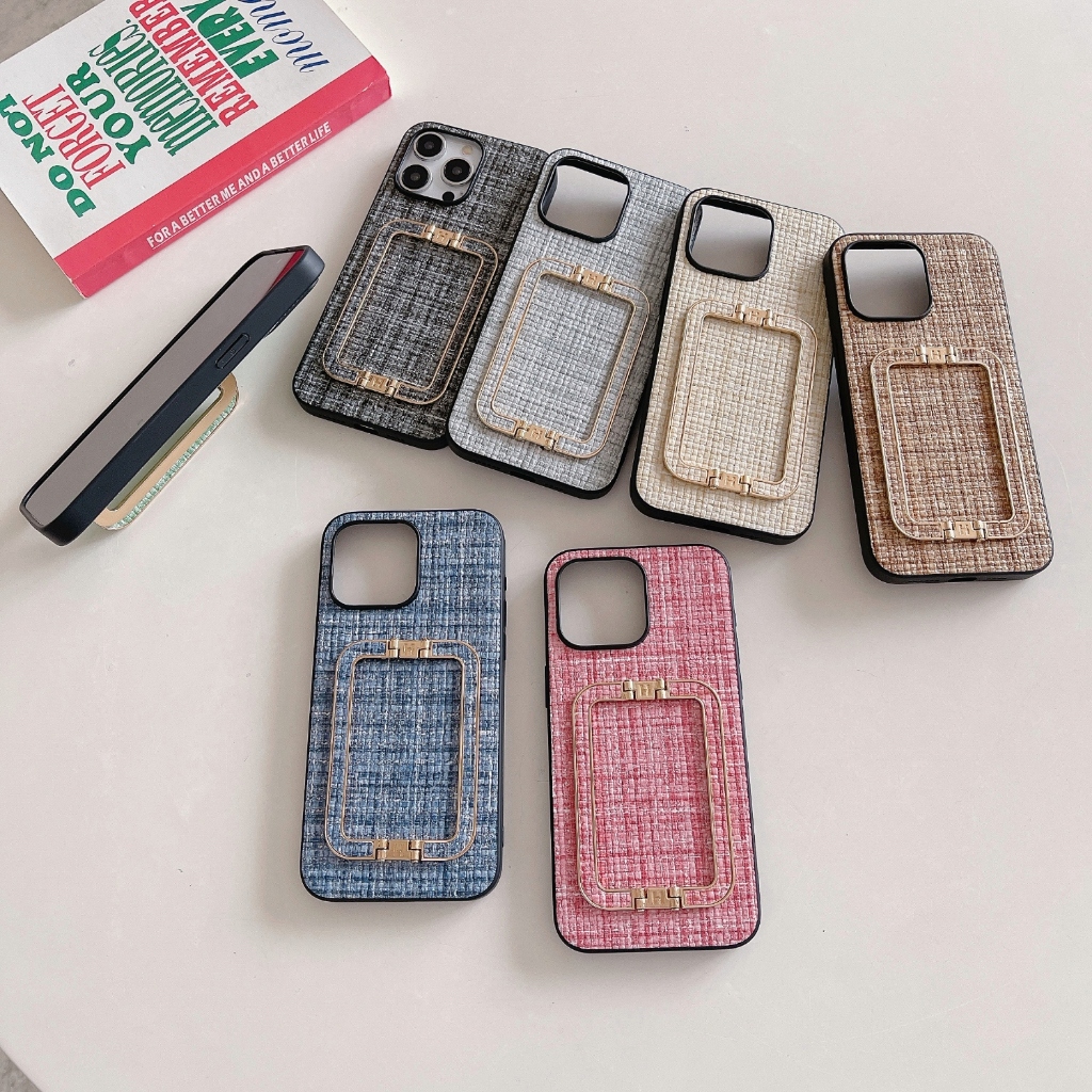 Ốp Điện Thoại Họa Tiết Hoa Trà vintage Kèm Giá Đỡ Cho iphone 14 plus 12 pro max iphone14 iphone12