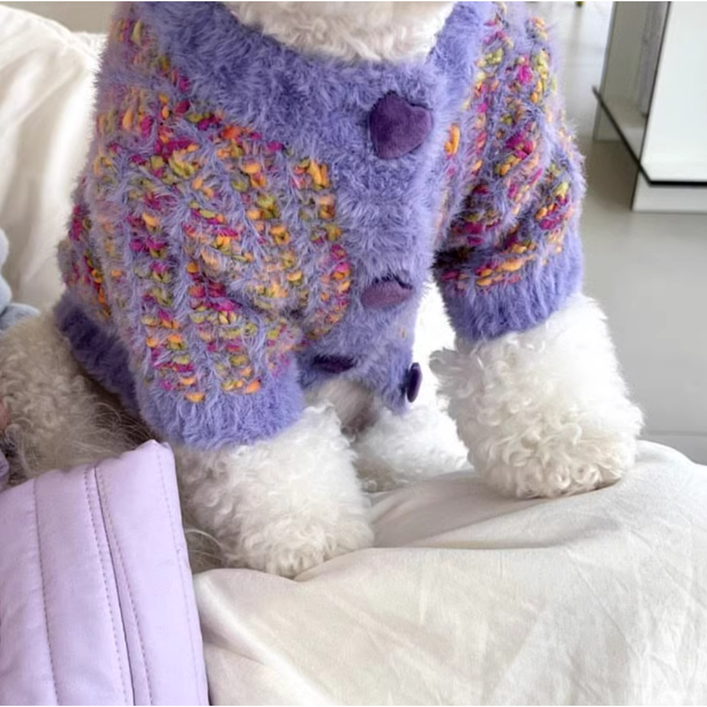 Áo sweater Dệt Kim Thời Trang Thu Đông Cho Thú Cưng