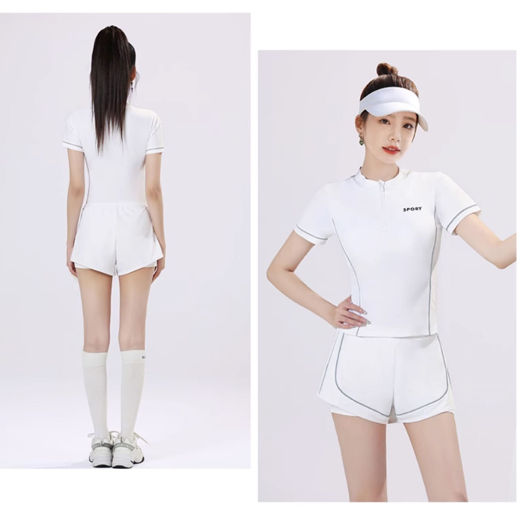 Bộ Đồ Bơi Ngắn Hai Lớp Thoáng Khí Mau Khô Phong Cách Thời Trang Mới 2023