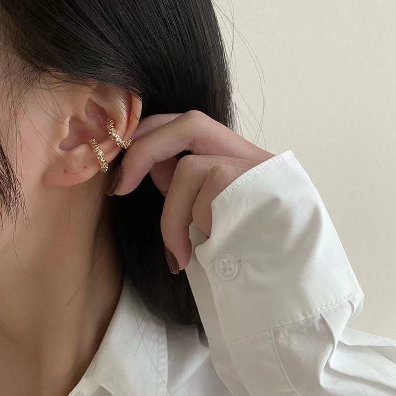 Set 2 Khuyên Tai Đơn Giản Phong Cách Hàn Quốc Thời Trang Cho Nữ