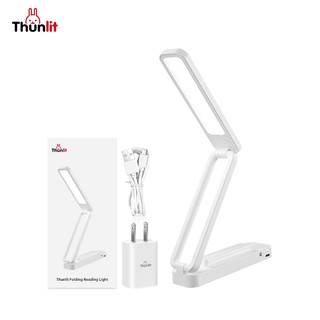 Đèn đọc sách gấp Thunlit 2000mAh có lỗ treo di động có thể sạc lại 3 màu