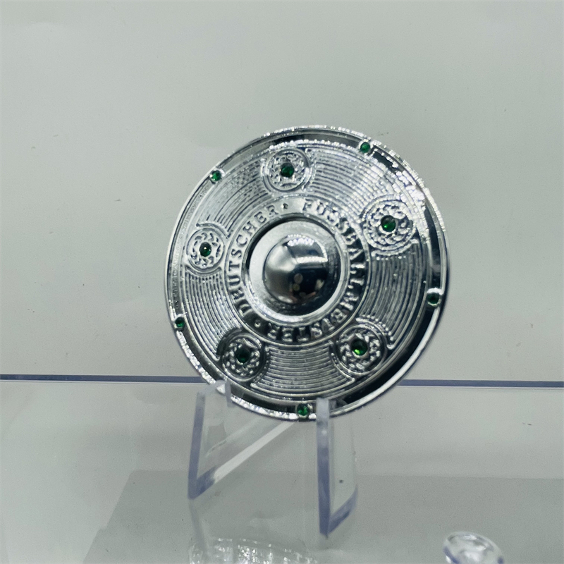 Soccerwe Bundesliga Trophy Metal có chân đế trưng bày