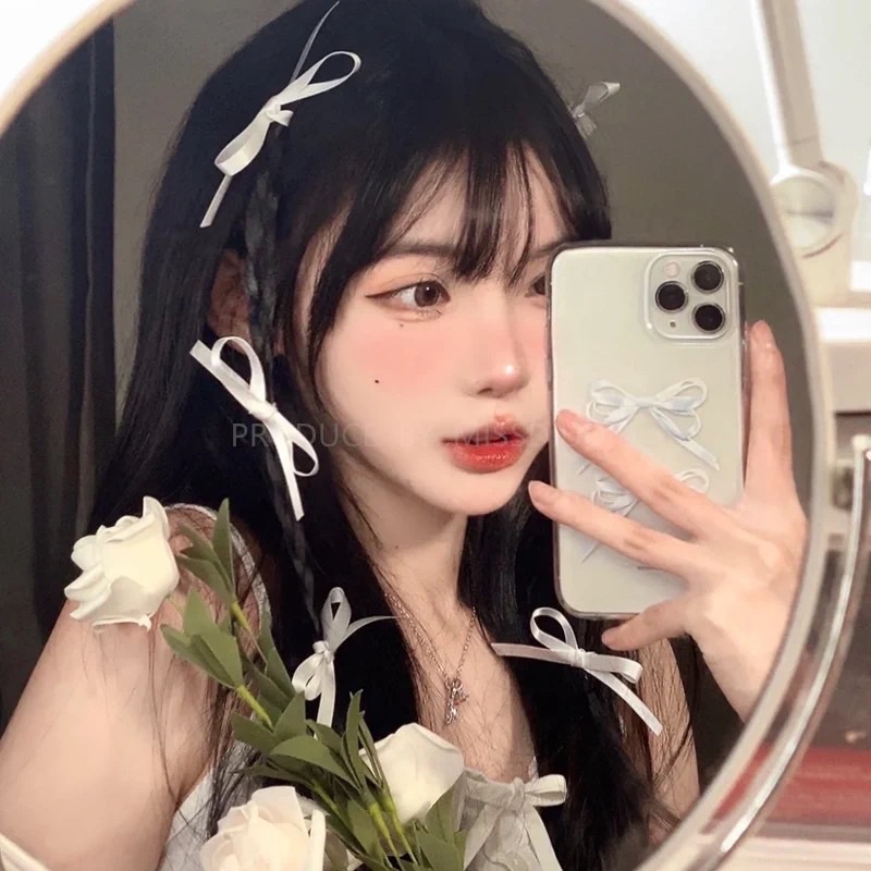 🎀 yakult 🎀Kẹp Tóc Nơ Chữ a Phong Cách Mới Năm