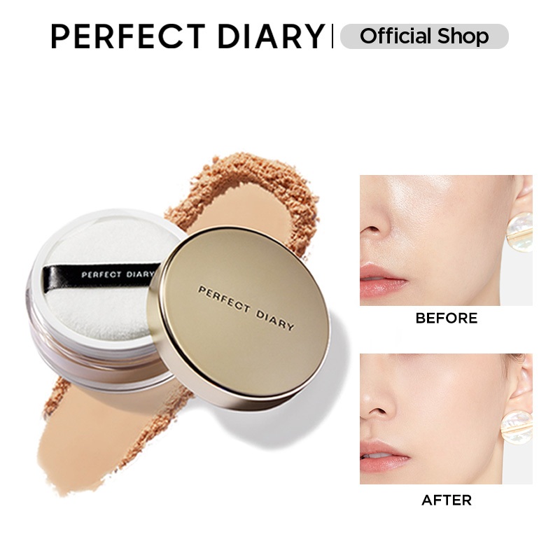 PHẤN PHỦ KIỀM DẦU PERFECT DIARY KIỀM DẦU LÊN ĐẾN 12H, GIỮ LỚP NỀN LUÔN MỀM MỊN