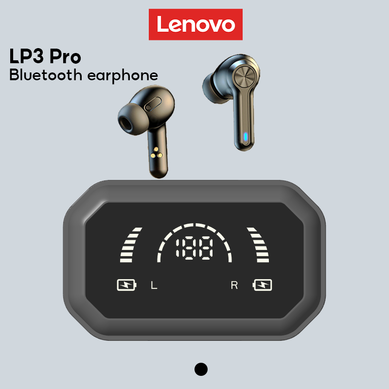 Tai nghe nhét tai không dây LENOVO LP3 Pro TWS bluetooth giảm tiếng ồn thông minh chống nước pin dài 1200mAh tiện lợi