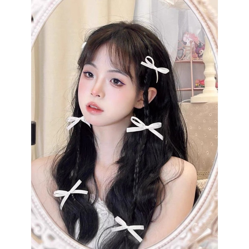 🎀 yakult 🎀Kẹp Tóc Nơ Chữ a Phong Cách Mới Năm