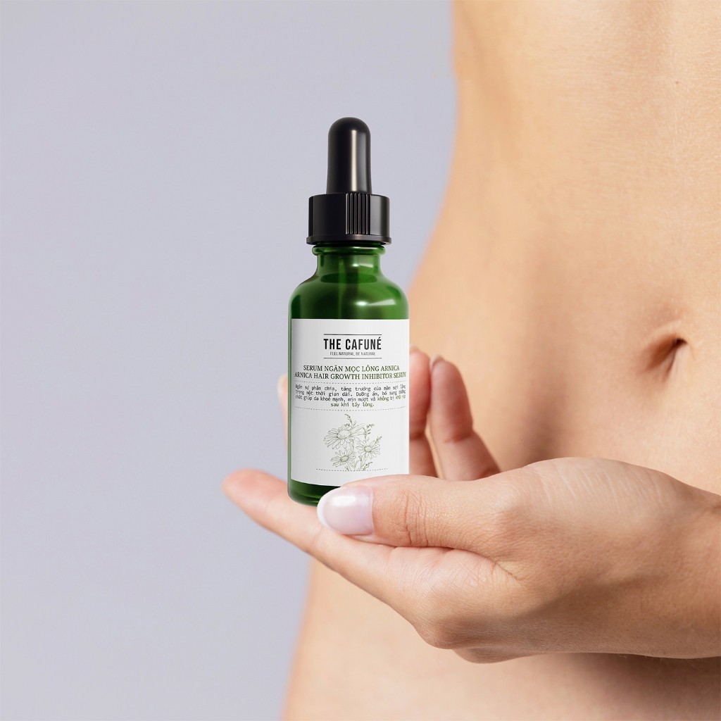 Kem Tẩy Lông Olive Serum Ức Chế Mọc The Cafune Gel Triệt Lông Ria Mép Nách Chân Tay Vùng Kín Bikini Nam Nữ Không Đau