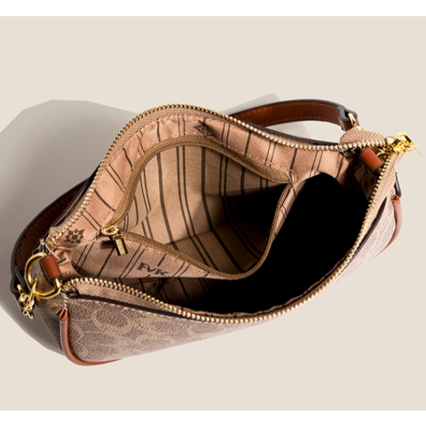 Túi Đeo Vai Có Khóa Kéo Phong Cách retro Thời Trang Cho Nữ