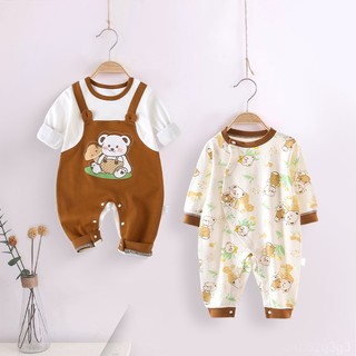 Áo liền quần cotton Comfor Bodysuit dài tay cao cấp Hàng Quảng Châu body liền thân cho bé trai bé gái