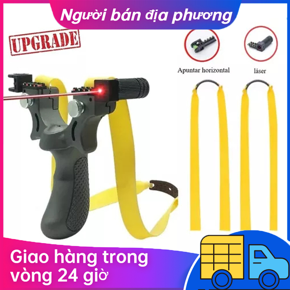 Súng Bắn Bằng Tia laser Có Dây Cao Su Và 50 Lưỡi Cao Su