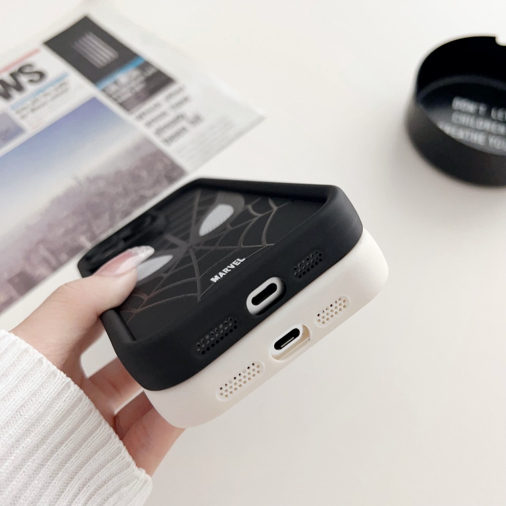 Thời Trang Ốp Lưng Chống Sốc Hình Người Nhện Cho iphone 14promax / 14pro / 14 / 13promax / 13pro / 13 / 12 / 11