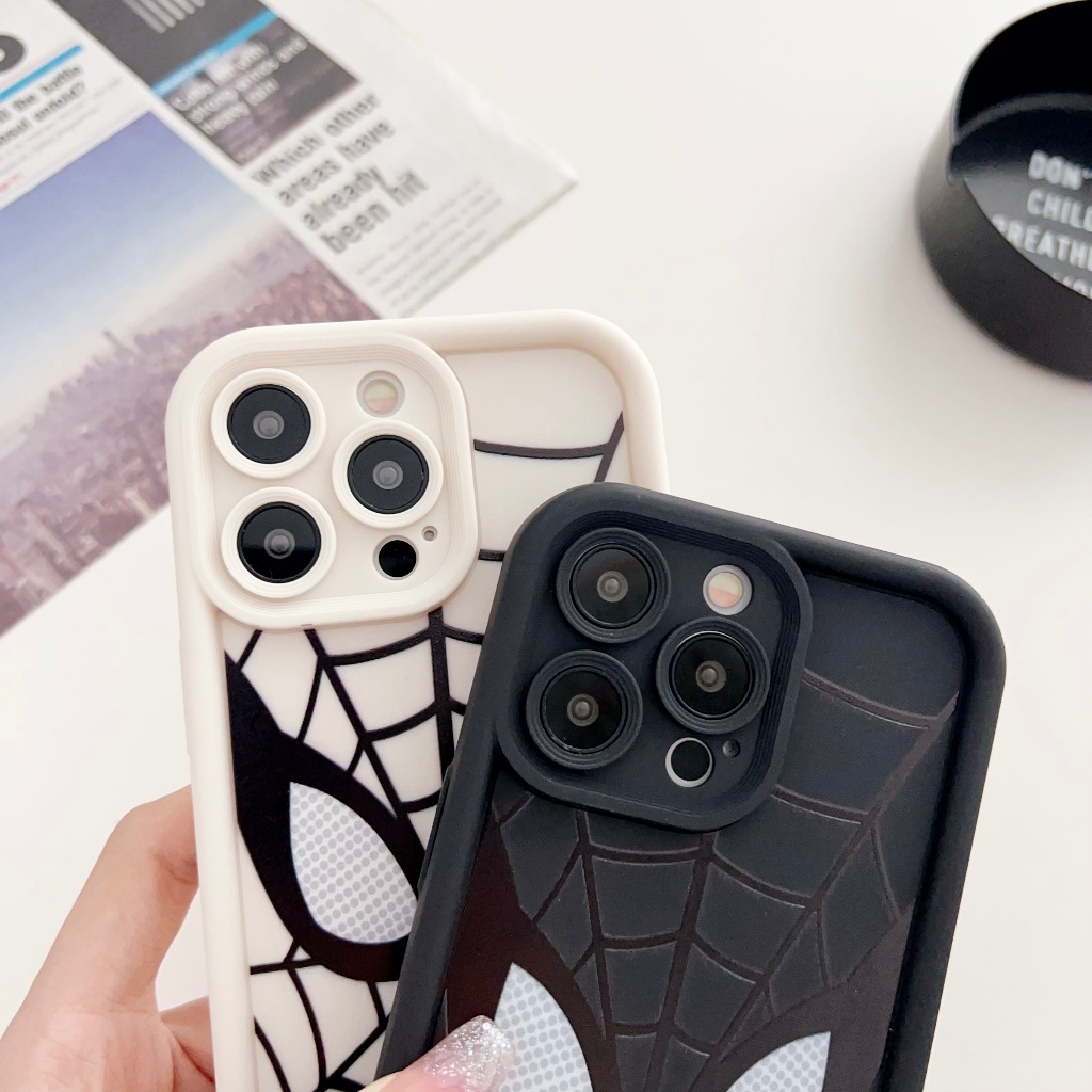 Thời Trang Ốp Lưng Chống Sốc Hình Người Nhện Cho iphone 14promax / 14pro / 14 / 13promax / 13pro / 13 / 12 / 11