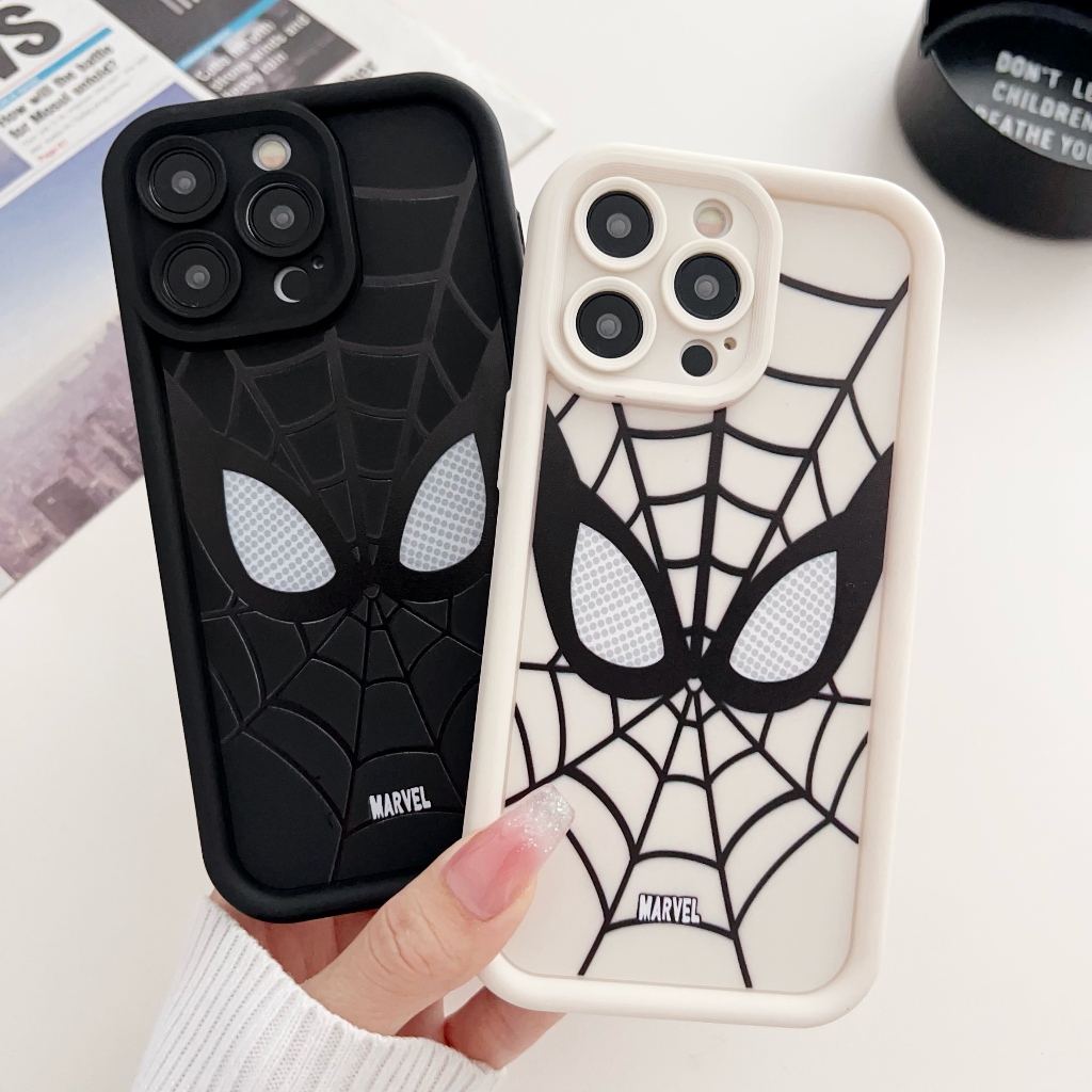 Thời Trang Ốp Lưng Chống Sốc Hình Người Nhện Cho iphone 14promax / 14pro / 14 / 13promax / 13pro / 13 / 12 / 11